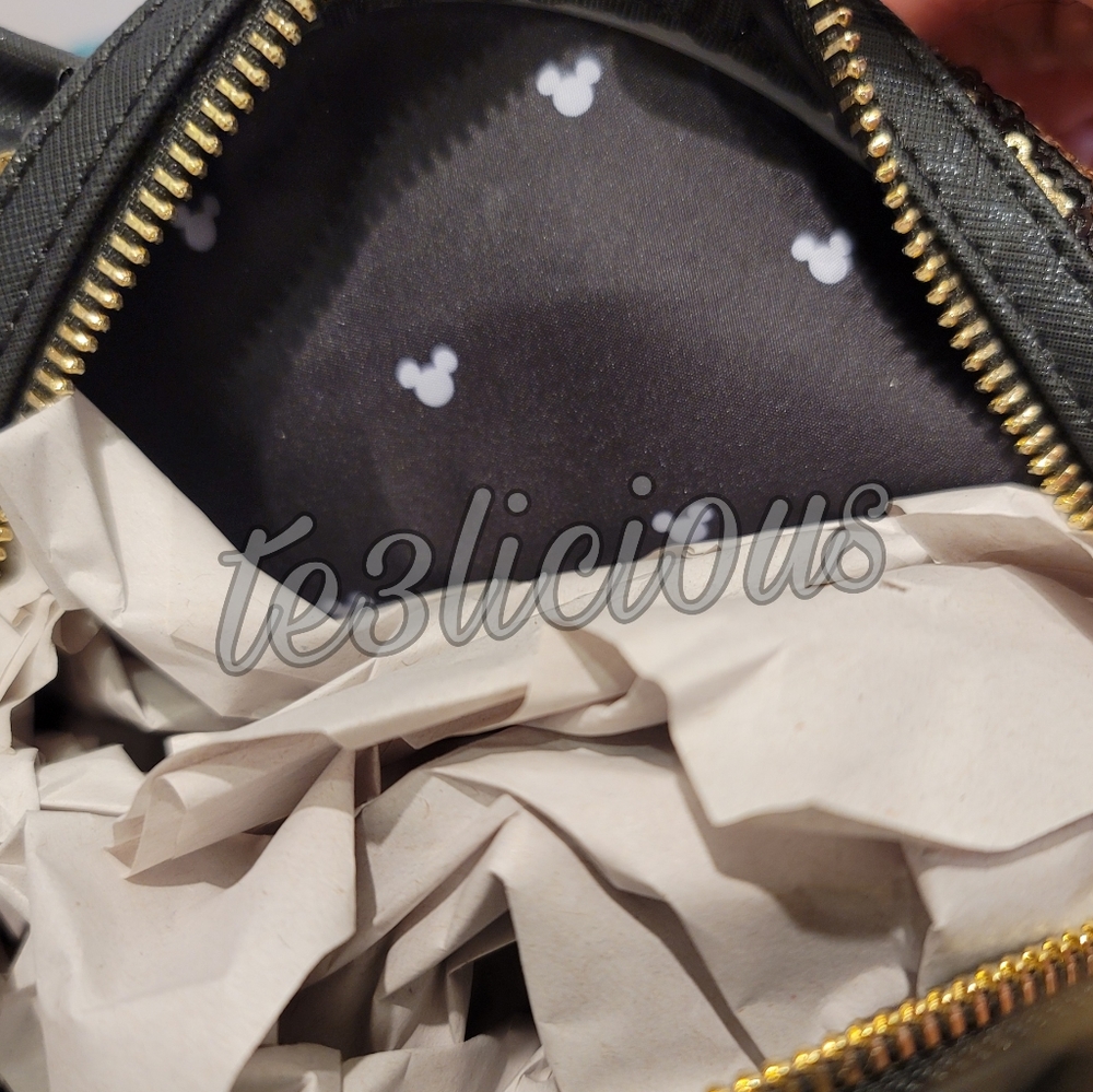 DISNEY PARKS LOUNGEFLY LEOPARD PRINT BACKPACK - Picture 7 of 7